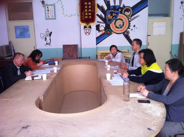 常务副院长杨瑞辉到装饰艺术系调研