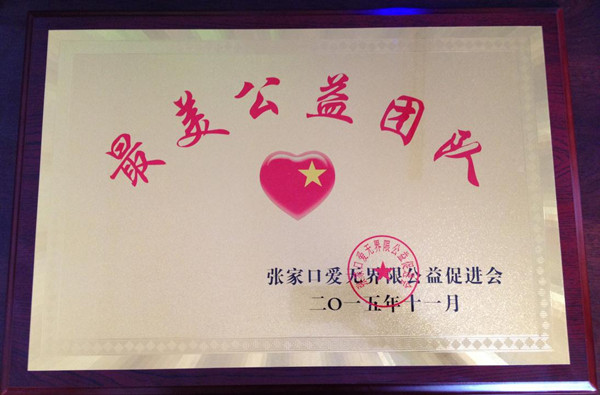 beat365官网大学生志愿者协会被授予“最美公益团队”称号