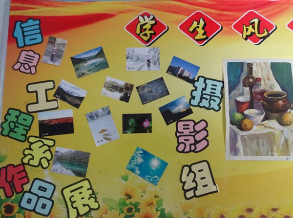 信息工程系举办“我的大学我的爱”书画与摄影比赛