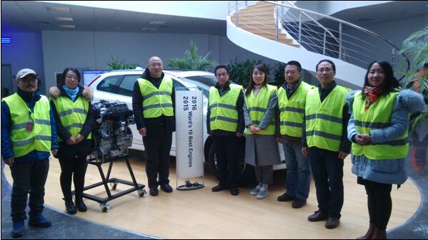 学院教师到沃尔沃汽车发动机制造有限公司参观交流