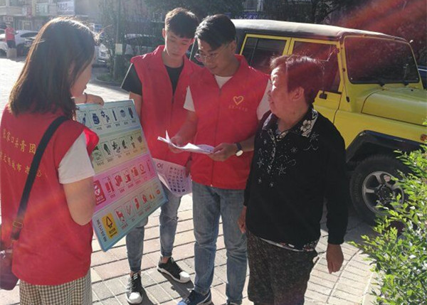 土木工程系开展第三期垃圾分类志愿服务活动