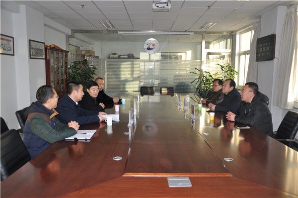 盐山职教中心领导到beat365官网接洽中高职衔接工作