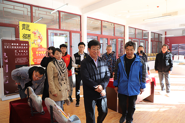 党委书记冯印涛赴张家口首届民间艺术节参观调研