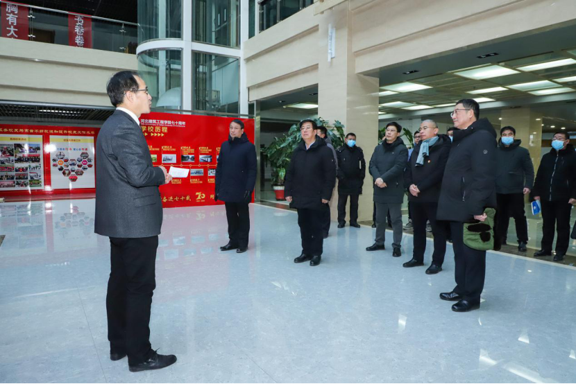 学院领导率队赴河北建筑工程学院学习考察