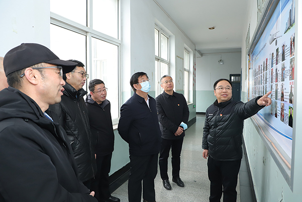 学院领导检查督导各系教学场所及周边环境情况