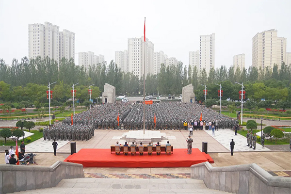 beat365官网举行2021级新生军训动员大会