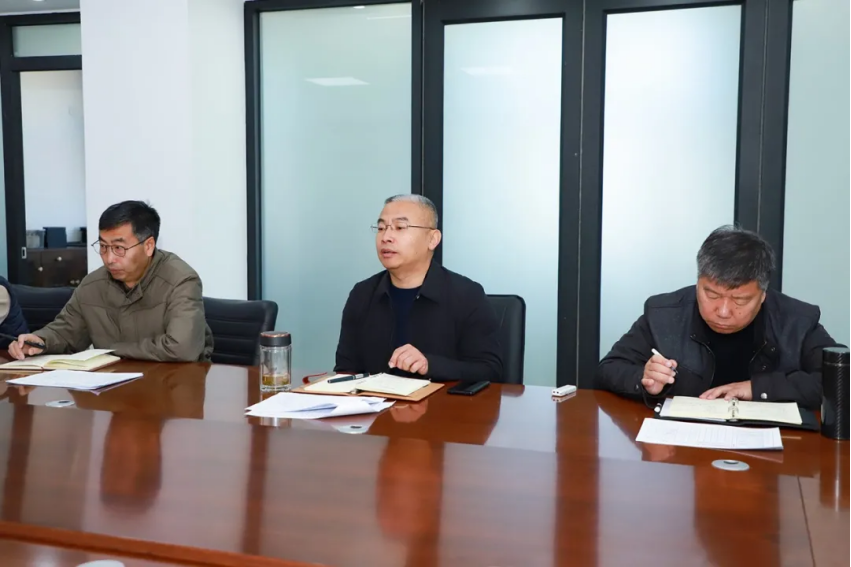 院长王立军就做好提质培优行动计划2021年绩效数据采集工作进行安排部署